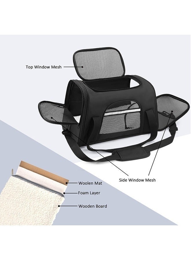 WALALLA Upgraded Version Of The Portable Pet Bag Is Light And Breathable Black - Image 3